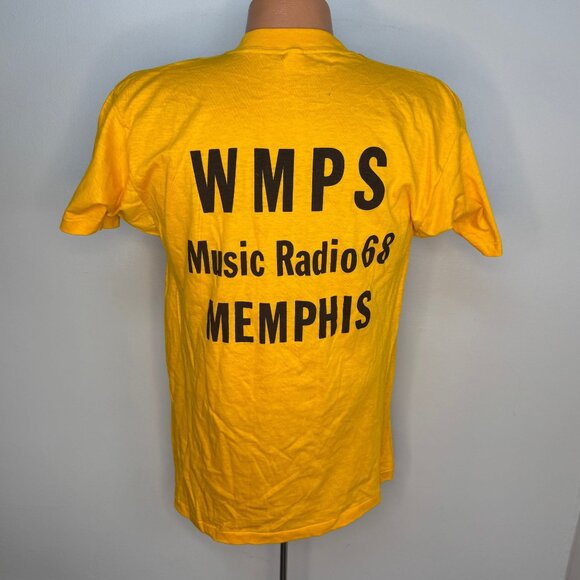 Vintage 1970s Memphis in May River Race T-Shirt, 1978 WMPS Radio, Mayo Spruce M - Picture 2 of 4